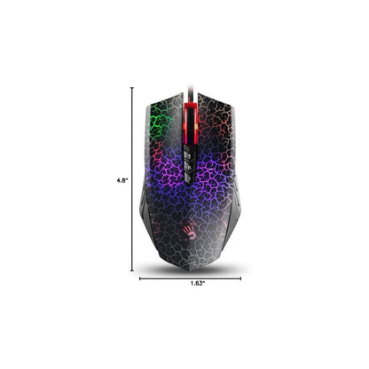 A4Tech A70 Gaming Wired Mouse Black