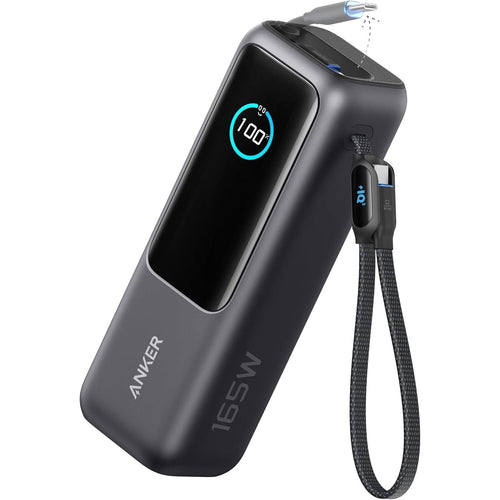 Anker 25000 mAH Power Bank with Built in Retractable Cable 165W