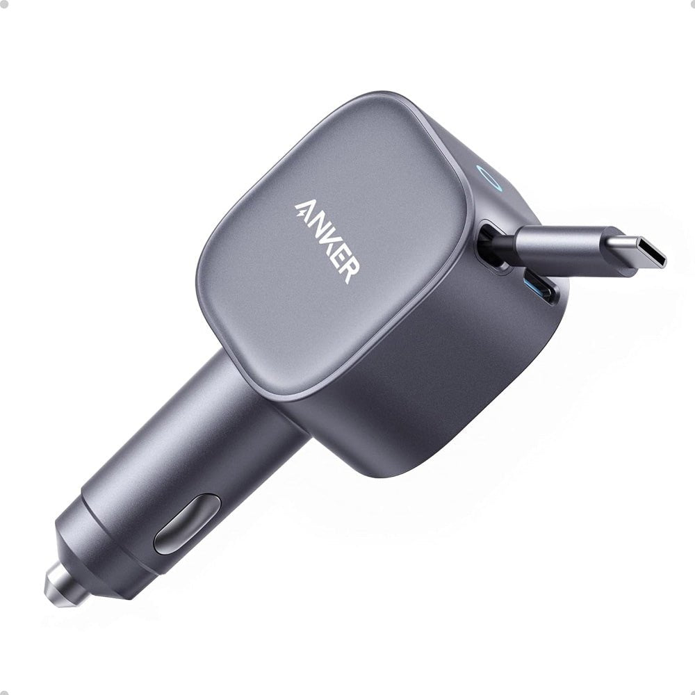 Anker Nano Car Charger with Type C Retractable Cable 75W