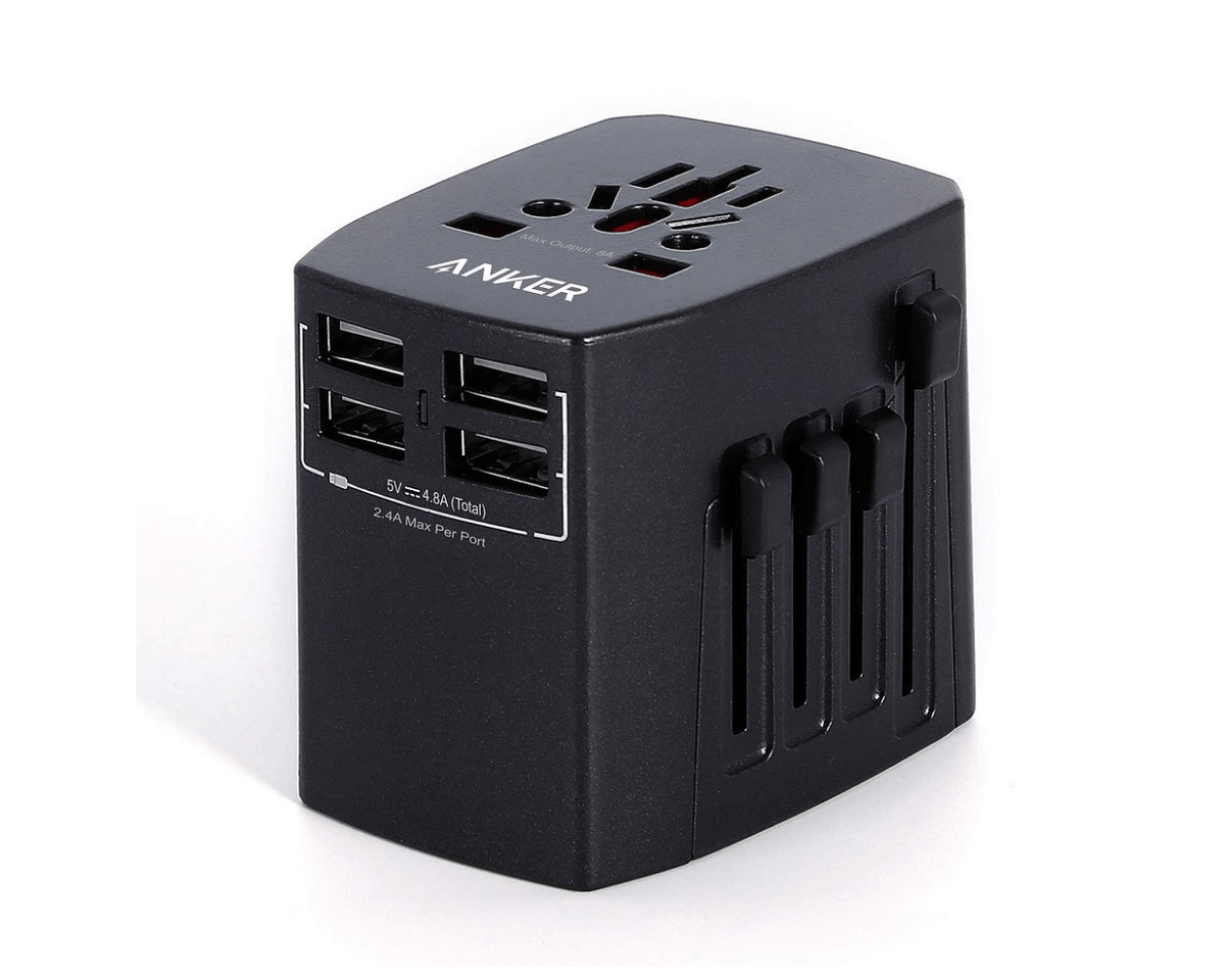 Anker Universal Travel Adapter 4 USB Ports