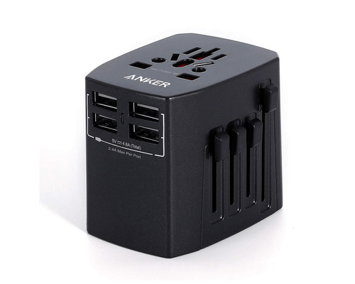 Anker Universal Travel Adapter 4 USB Ports