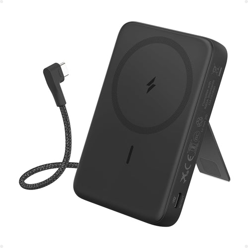 Anker Zolo 10000 mAh Magnetic Power Bank with Stand & Built in Cable 30W
