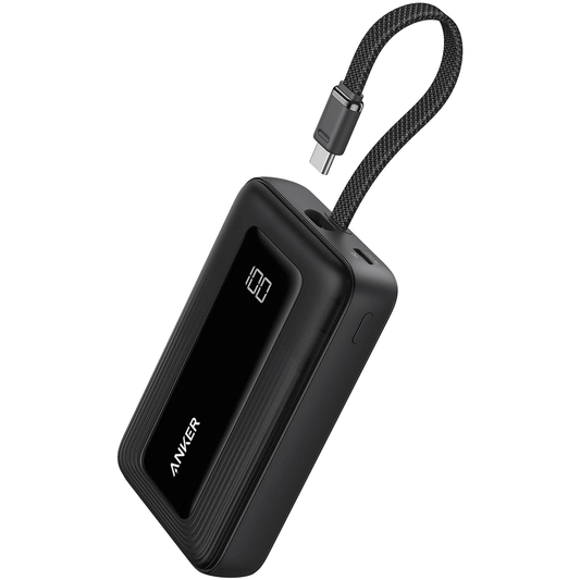 Anker Zolo 10000 mAh Power Bank with Built in Type C Cable 30W (A1688)