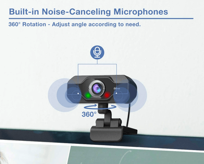 Fifine K432 Portable HD Webcam