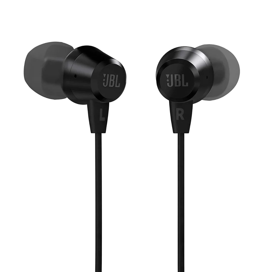 JBL T50HI in-Ear Wired Earphones with Mic Black