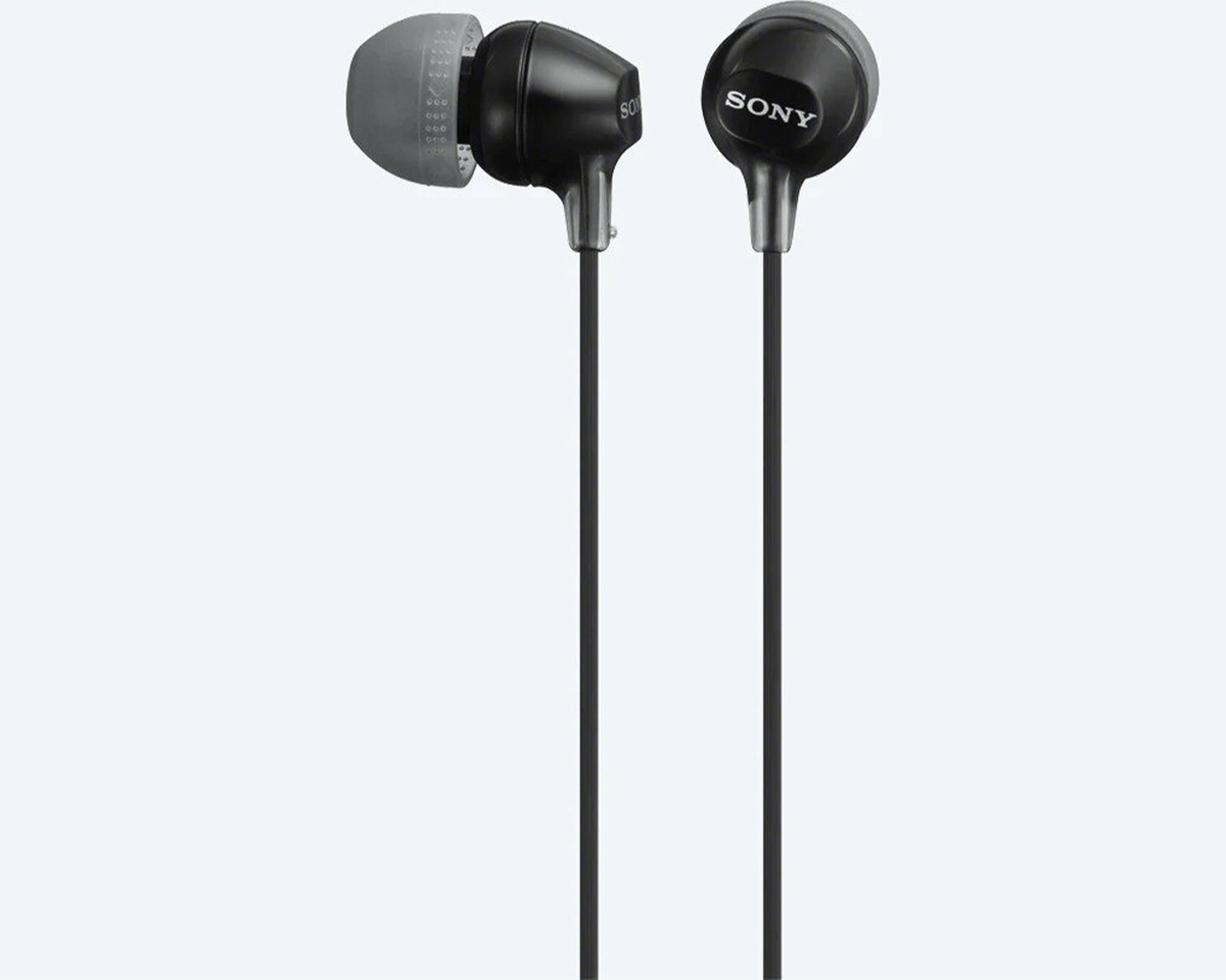 Sony In-ear Headphones with Mic  MDR-EX15AP Black
