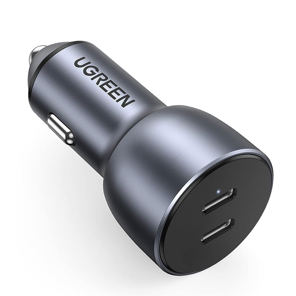 UGREEN CD213 Dual Car Charger 60W Space Grey