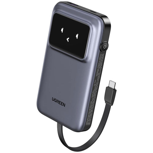 UGREEN Uno PB511 10000 mAh Power Bank with Built in Cable 30W
