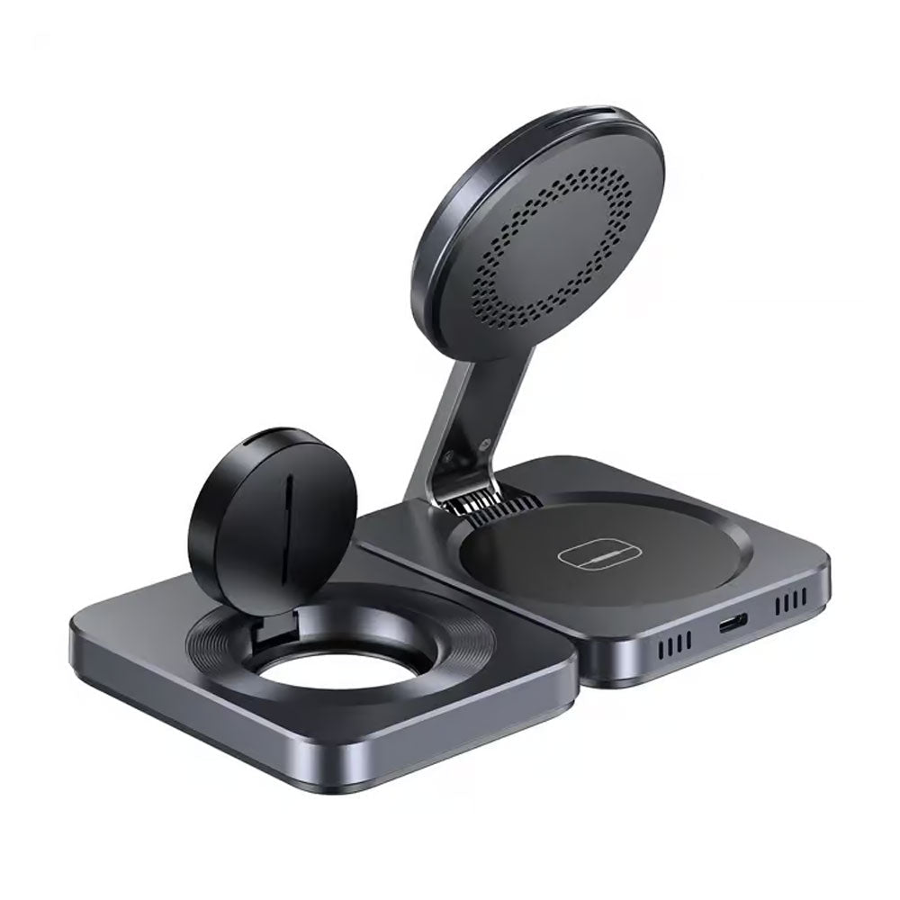 Unitek Qi2 Foldable 3 in 1 Wireless Charging Station 15W