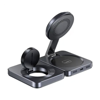 Unitek Qi2 Foldable 3 in 1 Wireless Charging Station 15W
