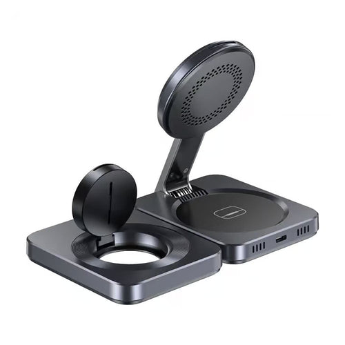 Unitek Qi2 Foldable 3 in 1 Wireless Charging Station 15W