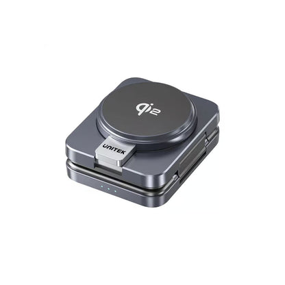 Unitek Qi2 Foldable 3 in 1 Wireless Charging Station 15W